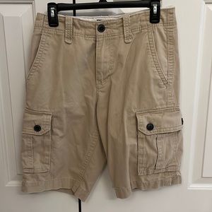 American Eagle Khaki Cargo Shorts
